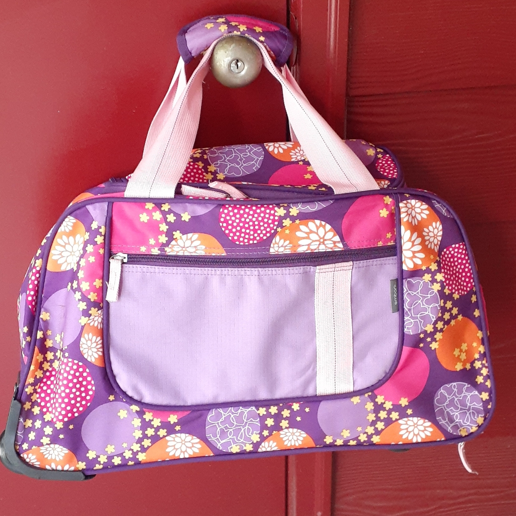 Embark Floral Rolling Duffel